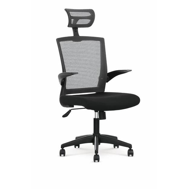 VALOR o. chair, color: black / grey 1