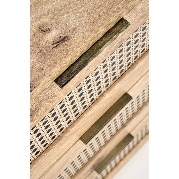 BORNEO KM-2 chest, artisan oak / black 8