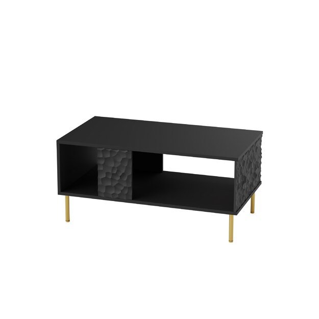 BULLET LAW-1 coffee table, black / gold 3