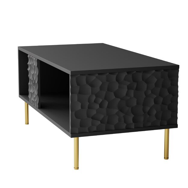 BULLET LAW-1 coffee table, black / gold 12