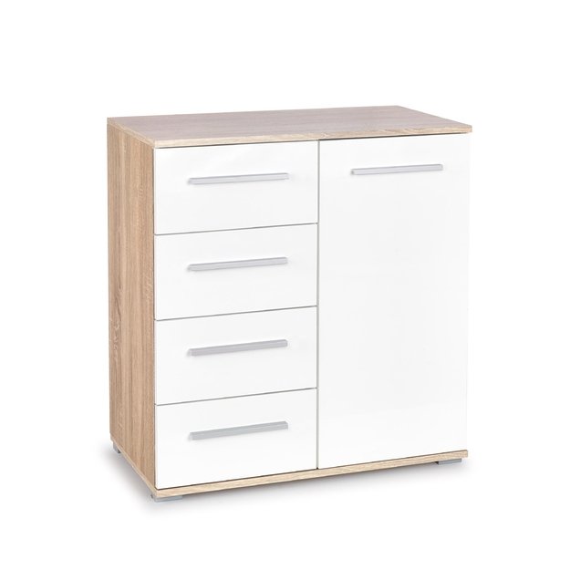 LIMA KM-2 chest, color: sonoma oak / white