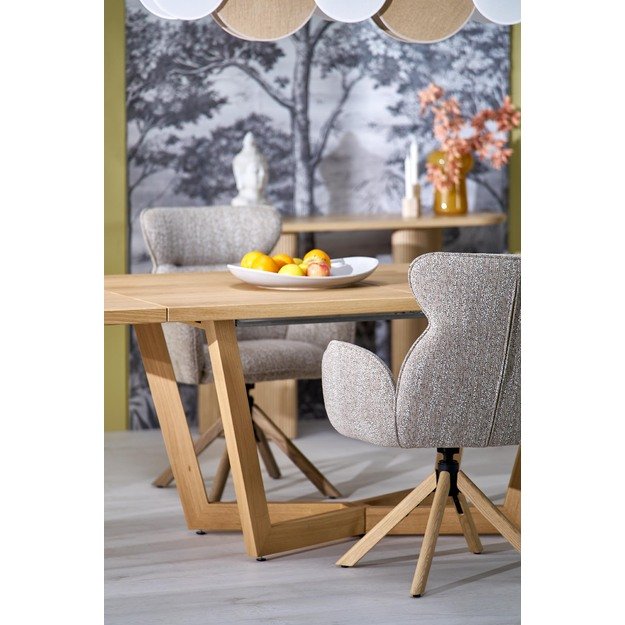 MASSIVE 3 extension table, color: natural oak / natural oak 19