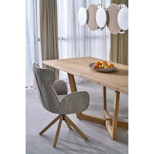 MASSIVE 3 extension table, color: natural oak / natural oak 17