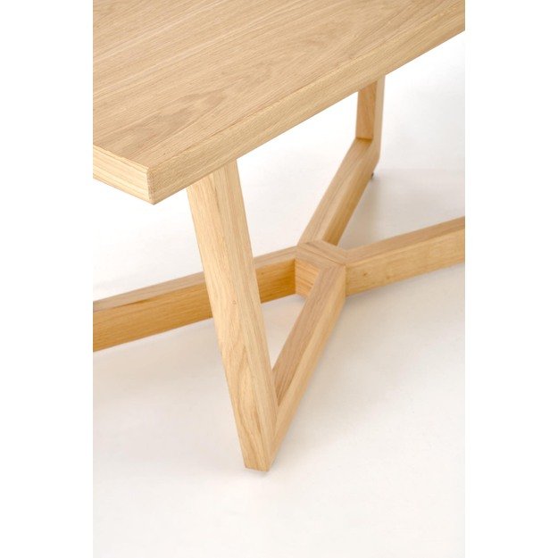 MASSIVE 3 extension table, color: natural oak / natural oak 1