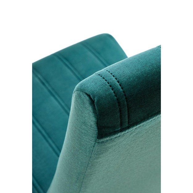 DIEGO 2 chair, color: quilted velvet Stripes - MONOLITH 37 12