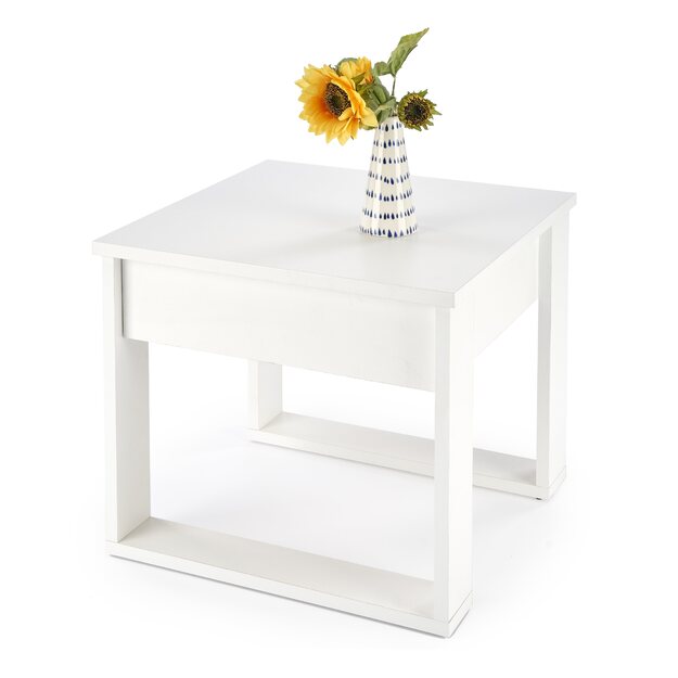 NEA SQUARE coffee table, white