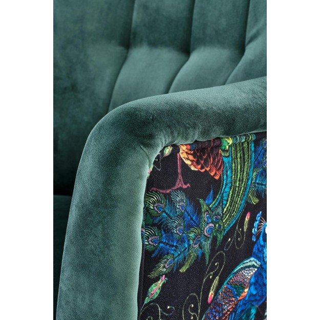 PAGONI chair color: dark green / black 5