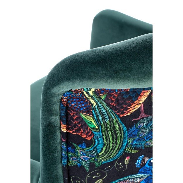 PAGONI chair color: dark green / black 6