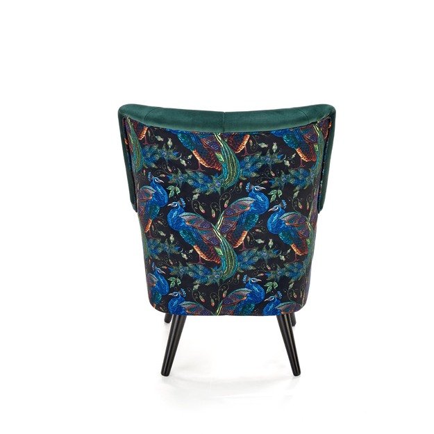 PAGONI chair color: dark green / black 1
