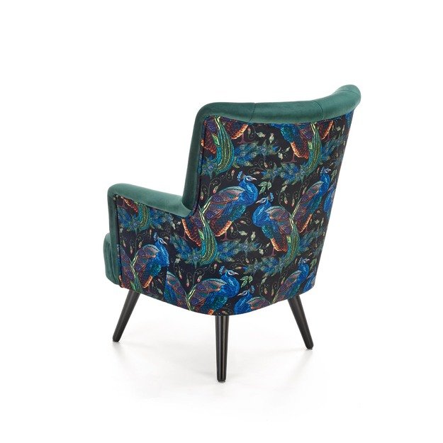 PAGONI chair color: dark green / black 4