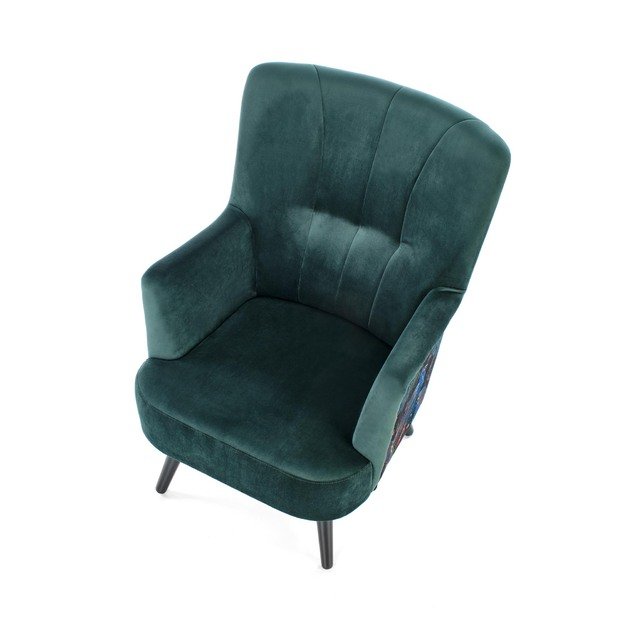 PAGONI chair color: dark green / black 9