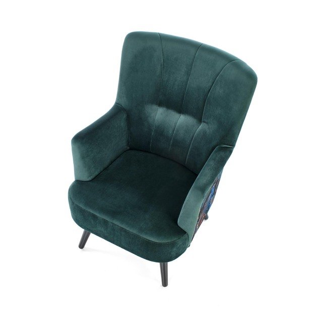 PAGONI chair color: dark green / black 18
