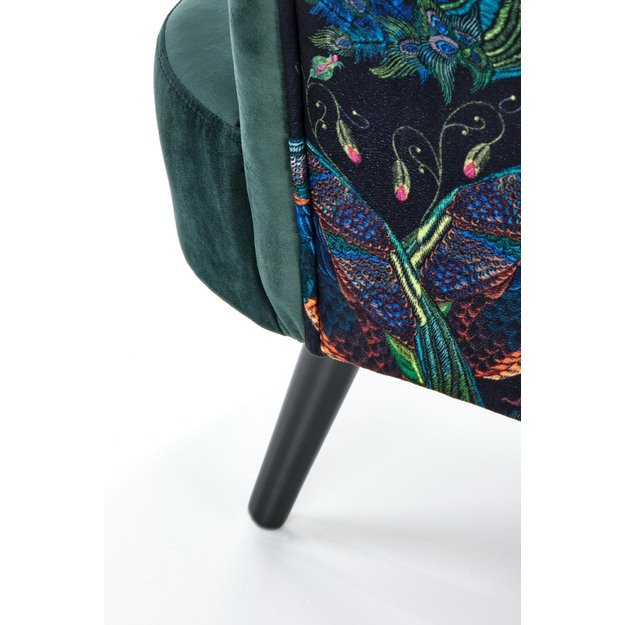 PAGONI chair color: dark green / black 7