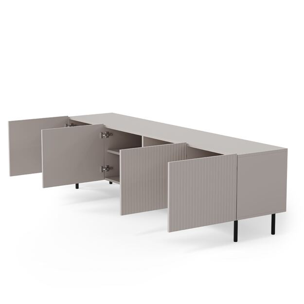 PAXOS RTV-2 TV stand 200 cm, color: cashmere / black 2