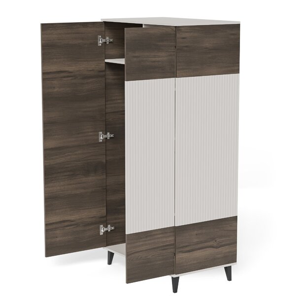 RANDOM 2 S-1 wardrobe, cashmere / walnut / black 13