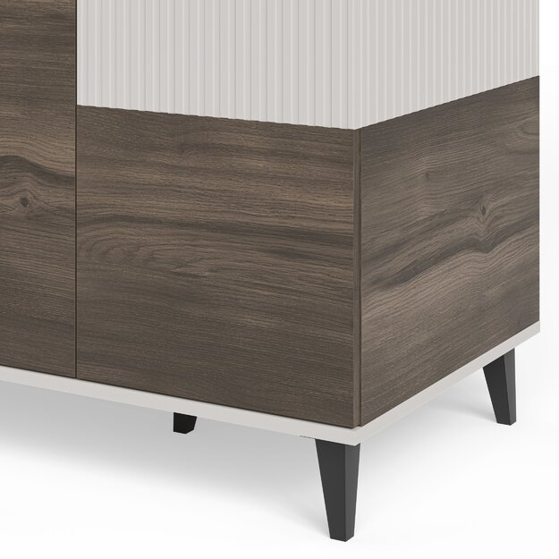 RANDOM 2 S-1 wardrobe, cashmere / walnut / black 3