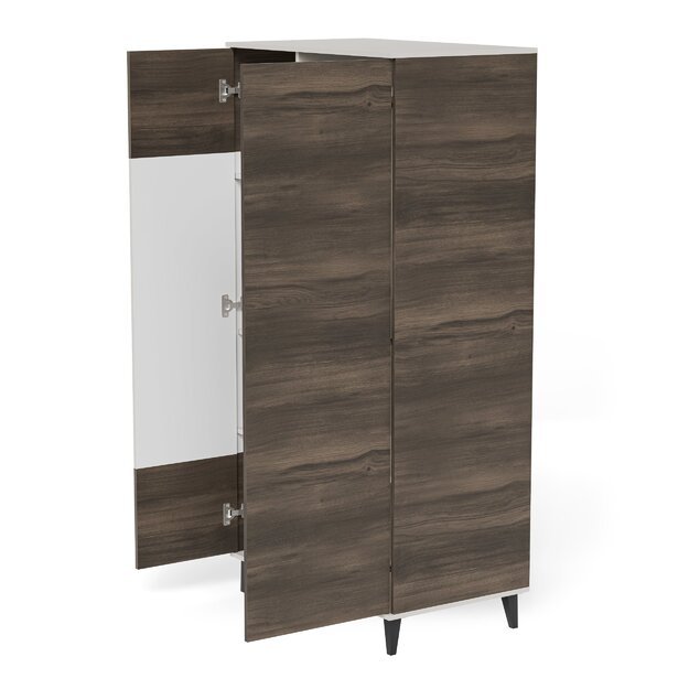 RANDOM 2 S-1 wardrobe, cashmere / walnut / black 11