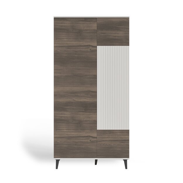 RANDOM 2 S-1 wardrobe, cashmere / walnut / black 7