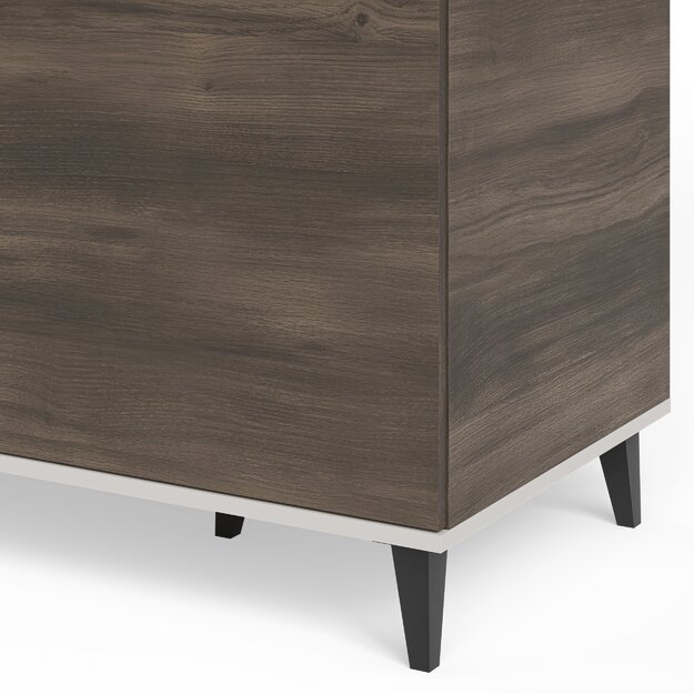 RANDOM 2 S-1 wardrobe, cashmere / walnut / black 1