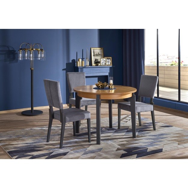 SORBUS table golden oak / graphite 9
