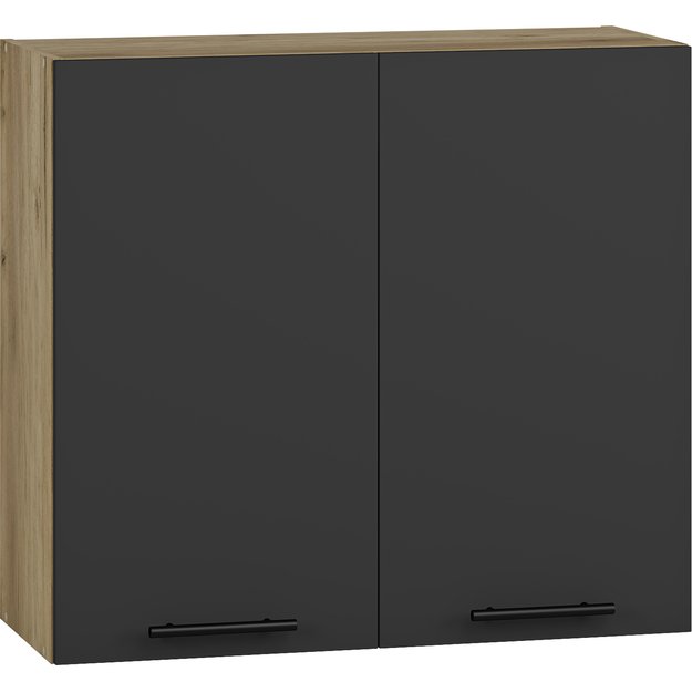 VENTO G-80/72 top cabinet, color: craft oak/antracite