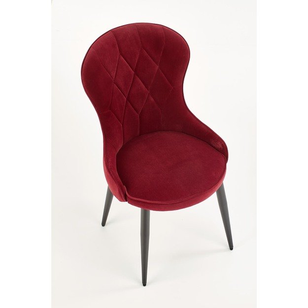 K366 chair, color: dark red 19