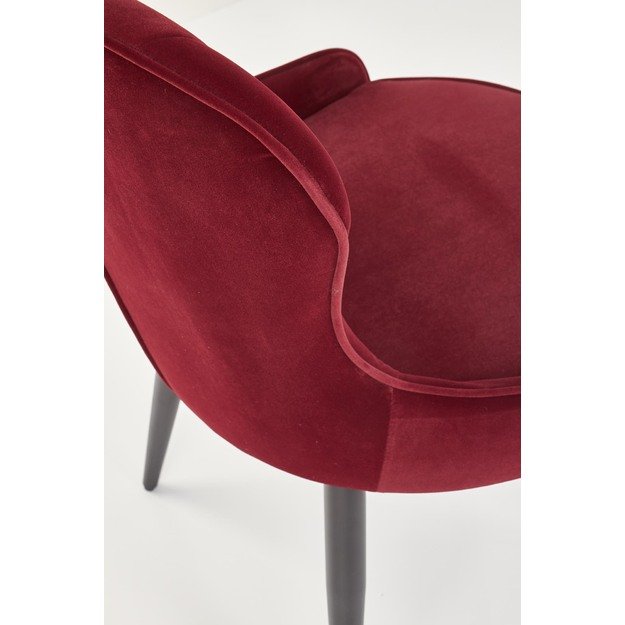 K366 chair, color: dark red 28
