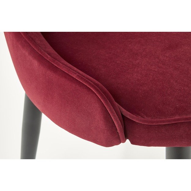 K366 chair, color: dark red 2