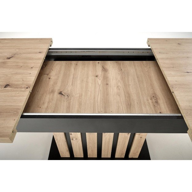 LAMELLO extension table, artisan oak / black 18