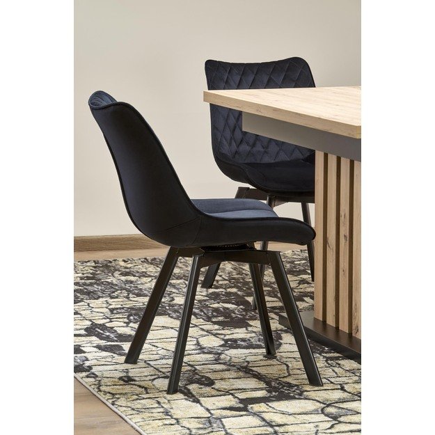 LAMELLO extension table, artisan oak / black 28