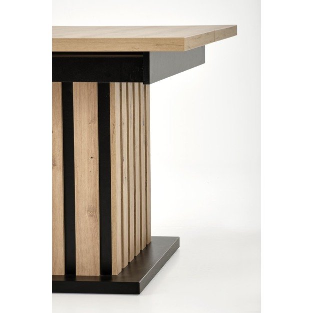 LAMELLO extension table, artisan oak / black 2