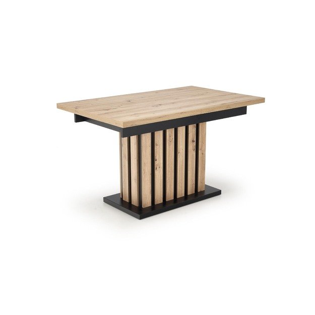 LAMELLO extension table, artisan oak / black 25