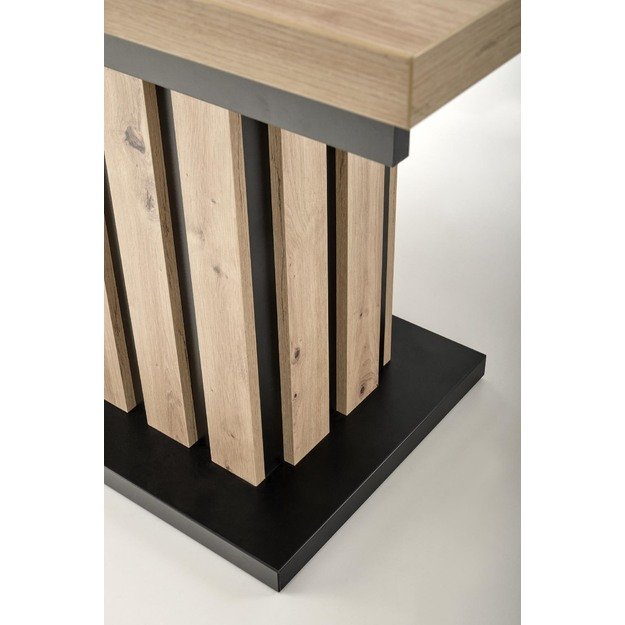 LAMELLO extension table, artisan oak / black 34