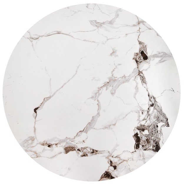 GORETTI coffee table, white marble / black 1