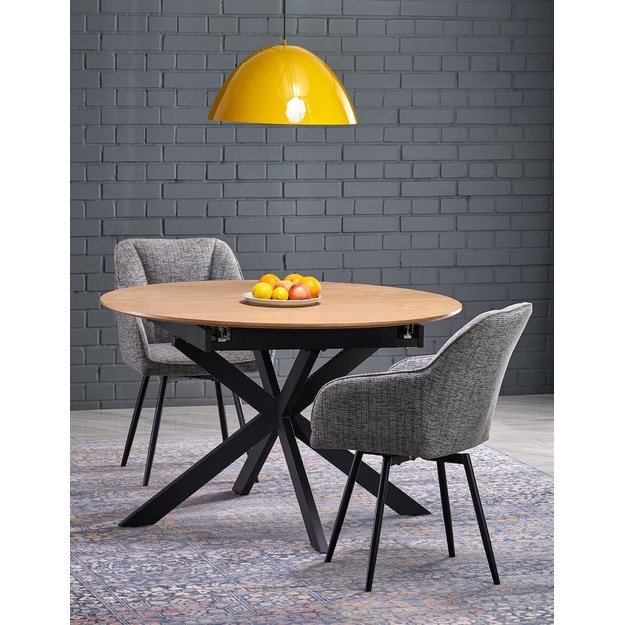 ACORD extension table, natural / black 3