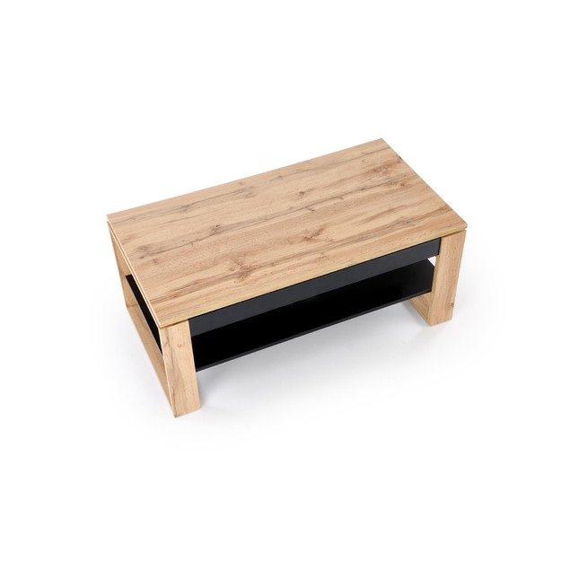 BETTY lifting top coffee table, color: artisan oak / black 1