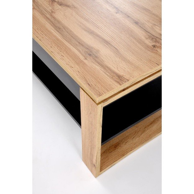 BETTY lifting top coffee table, color: artisan oak / black 4