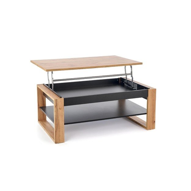BETTY lifting top coffee table, color: artisan oak / black 9