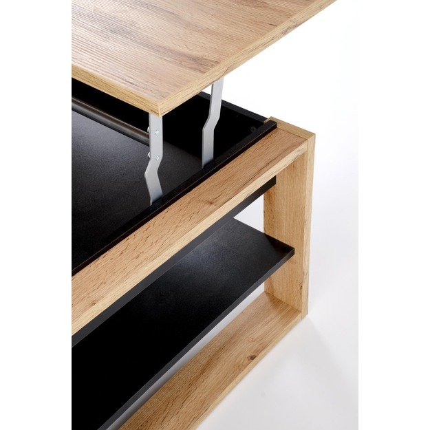 BETTY lifting top coffee table, color: artisan oak / black 5