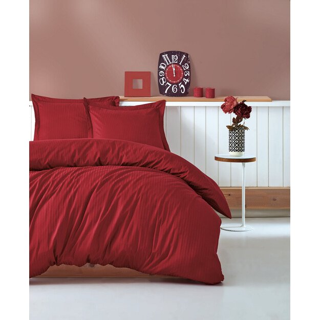 Stripe - Claret Red