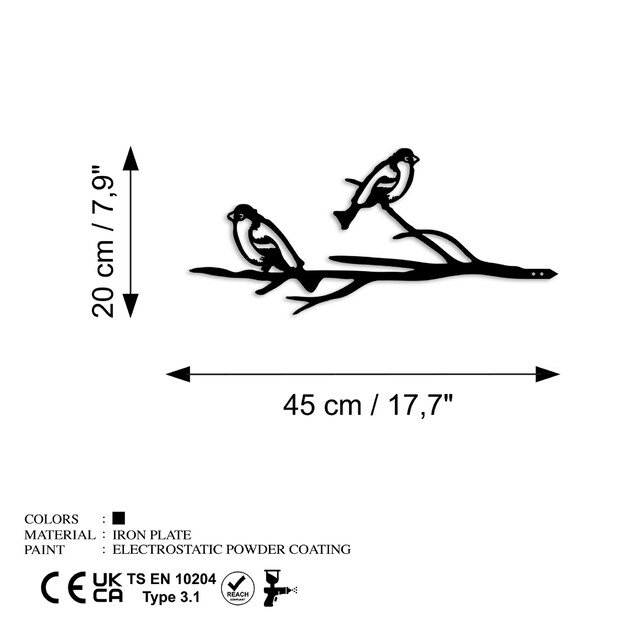 Bird On The Branch 08 - Black 5