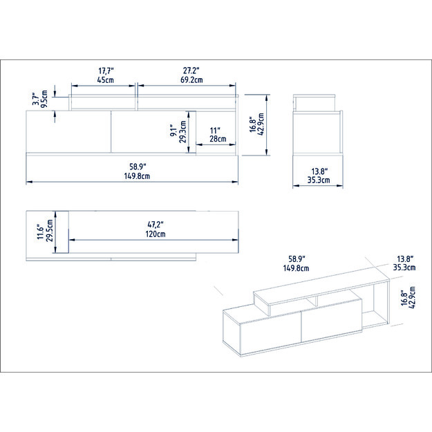 Nexera - Walnut, Black 4