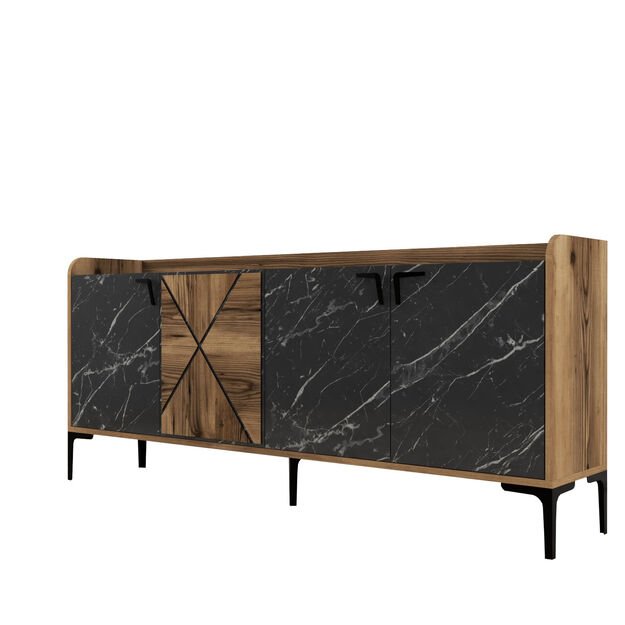 Venedik - Walnut, Black Marble 5