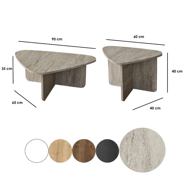 Ballare Set - Travertine 8