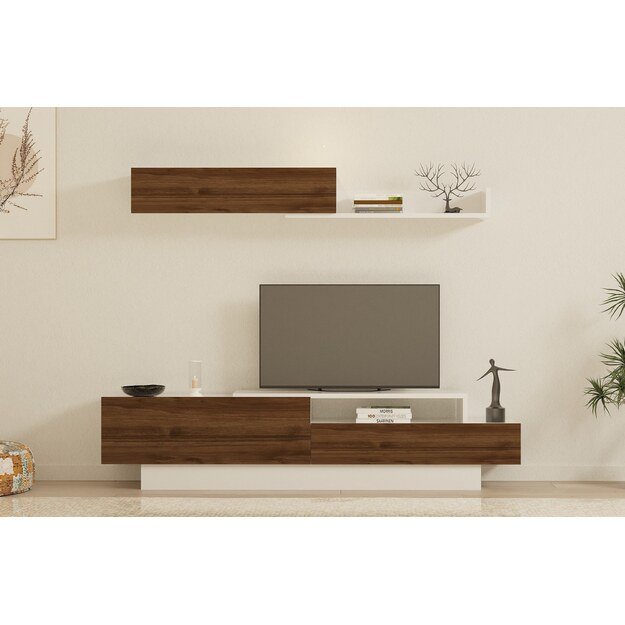 Elda - White, Walnut 2