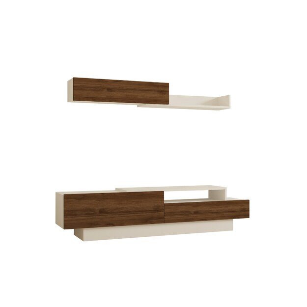 Elda - White, Walnut 4