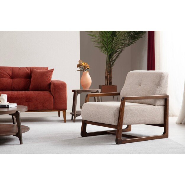 Sinor 3 Seater - Tile Red 3