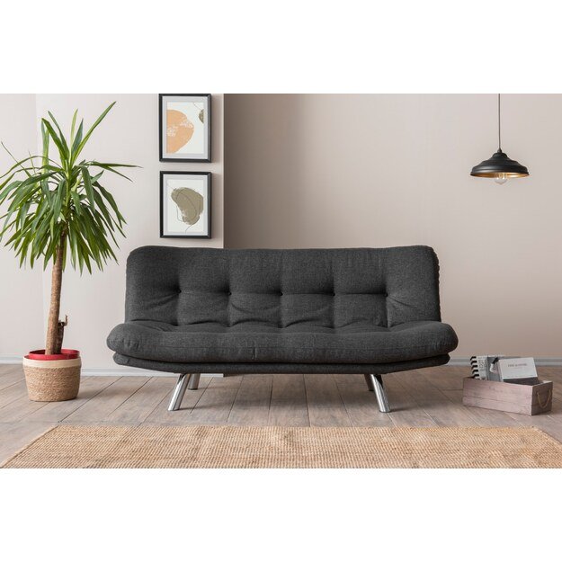 Misa Small Sofabed - Dark Grey