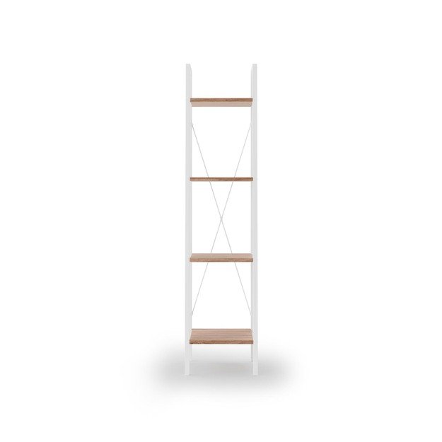 NARVIK REG1 shelving white / sonoma oak 1