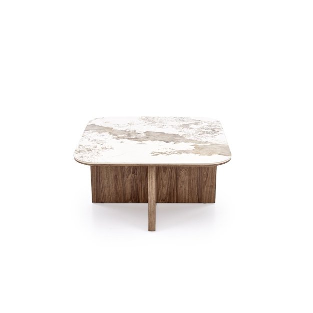 ARAKIS  c.table beige marble / walnut